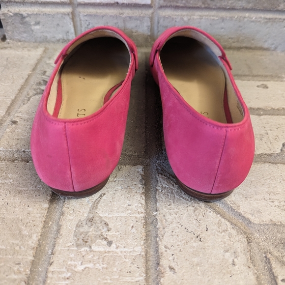 Talbots pink suede loafers 6.5 - Picture 4 of 5
